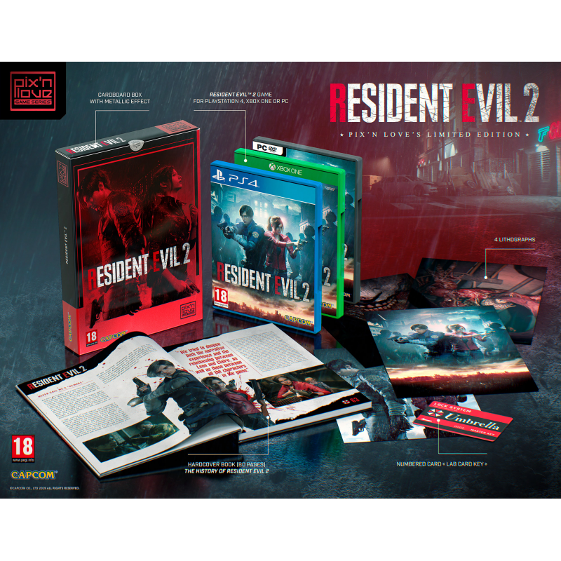 Resident Evil 2 - Limited Edition PS4 - Pix'n Love